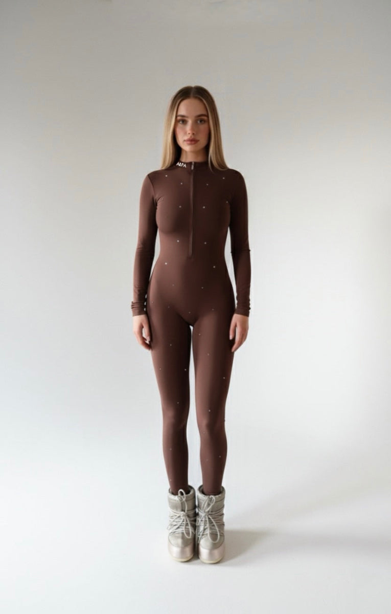 Signature rhinestones cacao