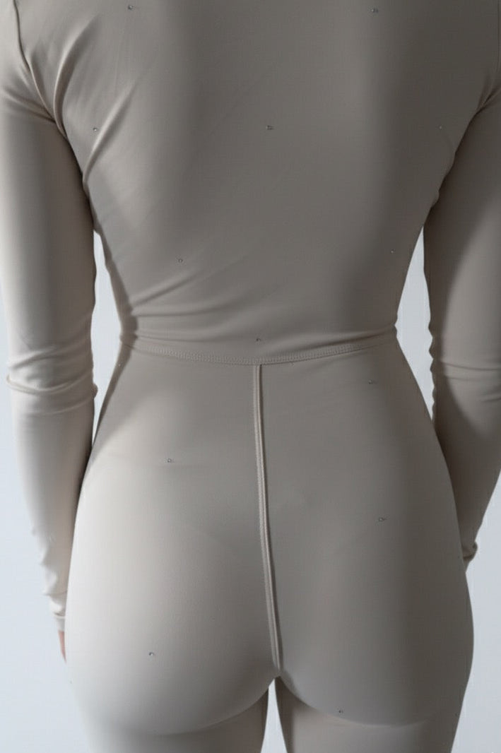 Signature rhinestones ivory