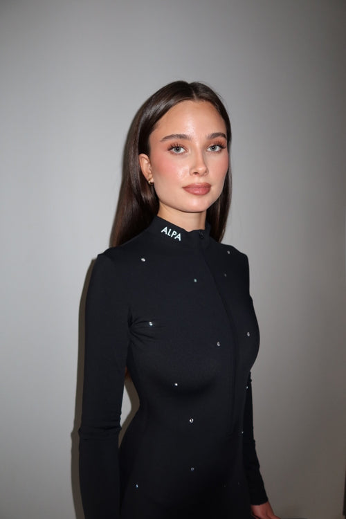 Signature rhinestones black