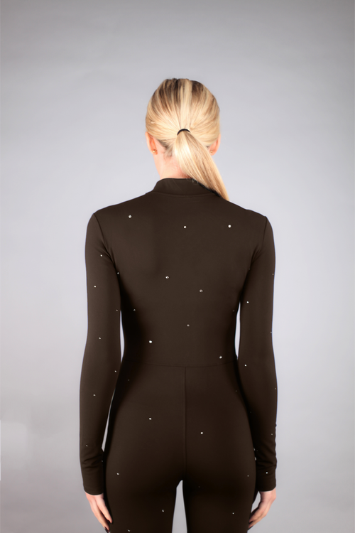 Signature rhinestones cacao